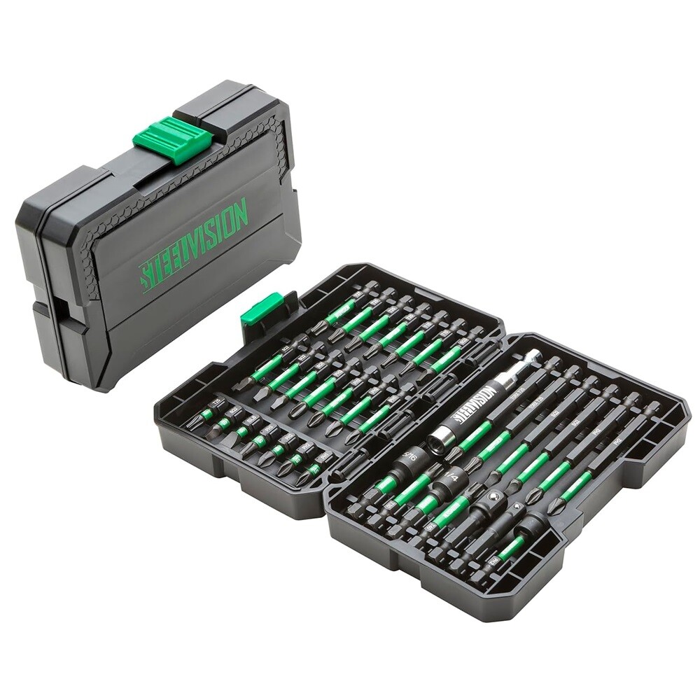 Steel Vision Tools 85pc Impact Torsion Bit Set for Impact Driver