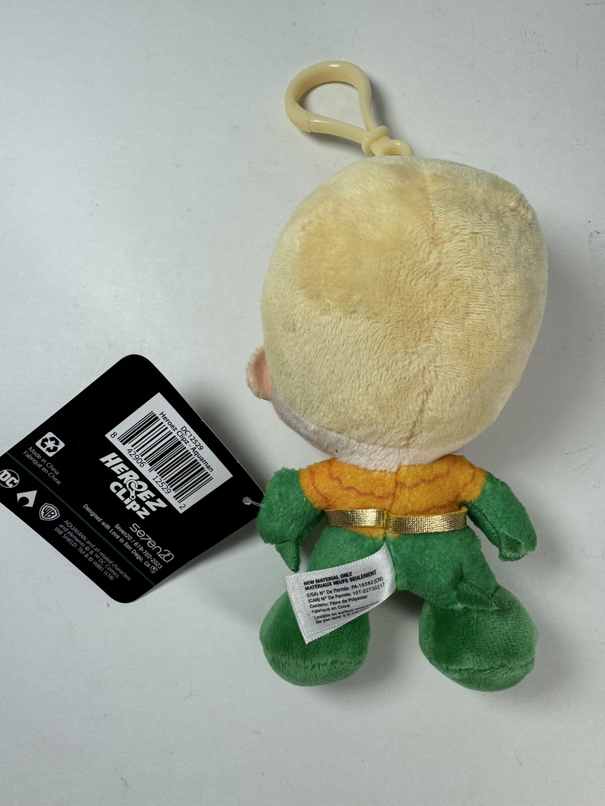 DC Heroez Clipz Aquaman Plush