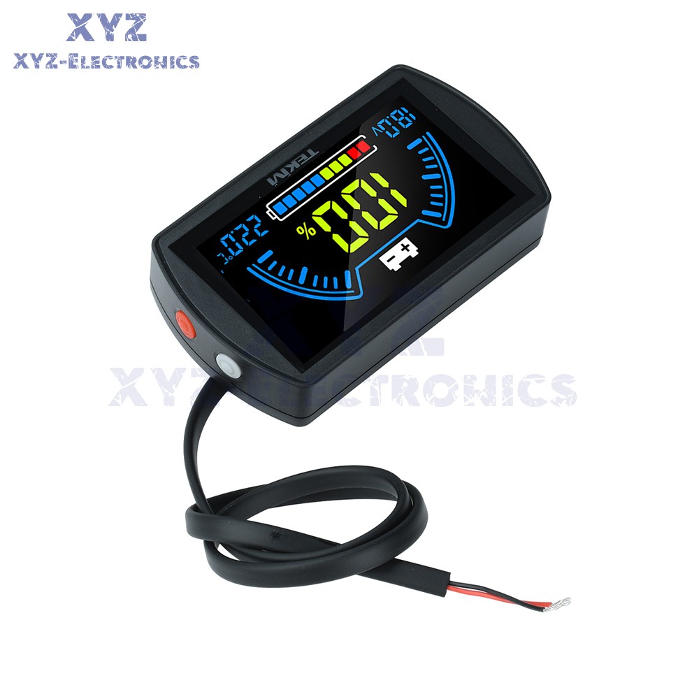 Digital Voltage Power Indicator Temperature Sensor Two-Wire Battery Level Meter