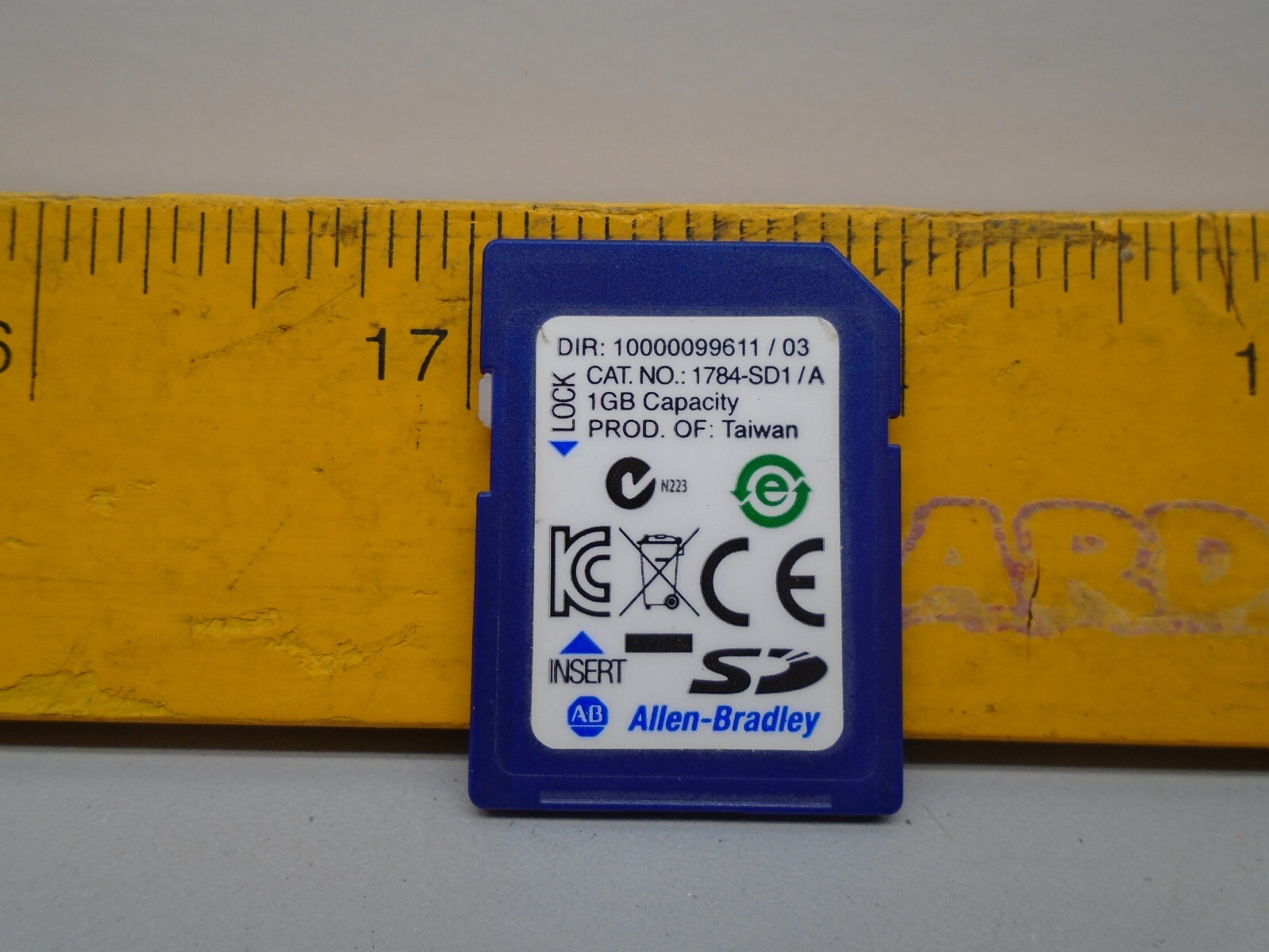 Allen Bradley   1784-SD1  1gig  Memory Flash Card 1784SD1 N1
