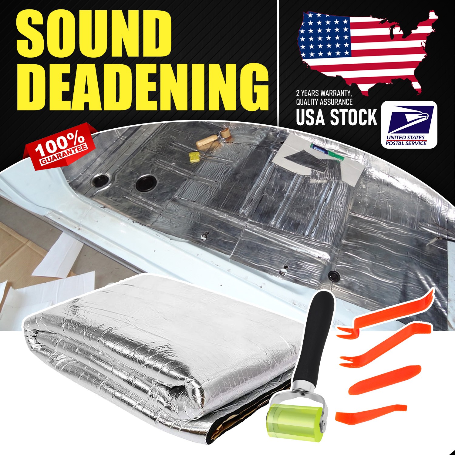 For Workshop walls and ceilings Sound Deadener noise reduction Insulation Mat