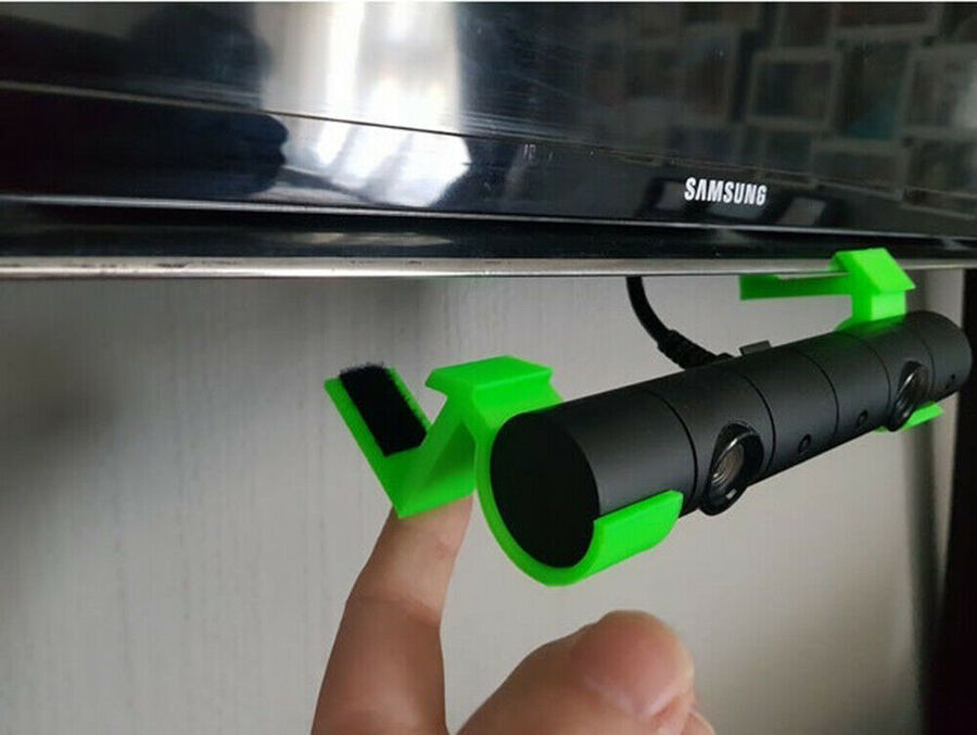 3D Printed Circular Camera TV Clip Mount for Playstation 4 Move PS4