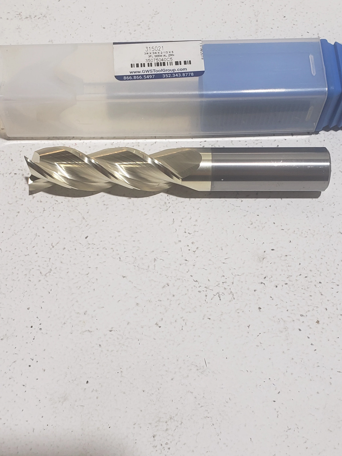 2030 Series Performance Tool Mill End Drill 3/4 3FL CARBIDE #315021   35075040C5