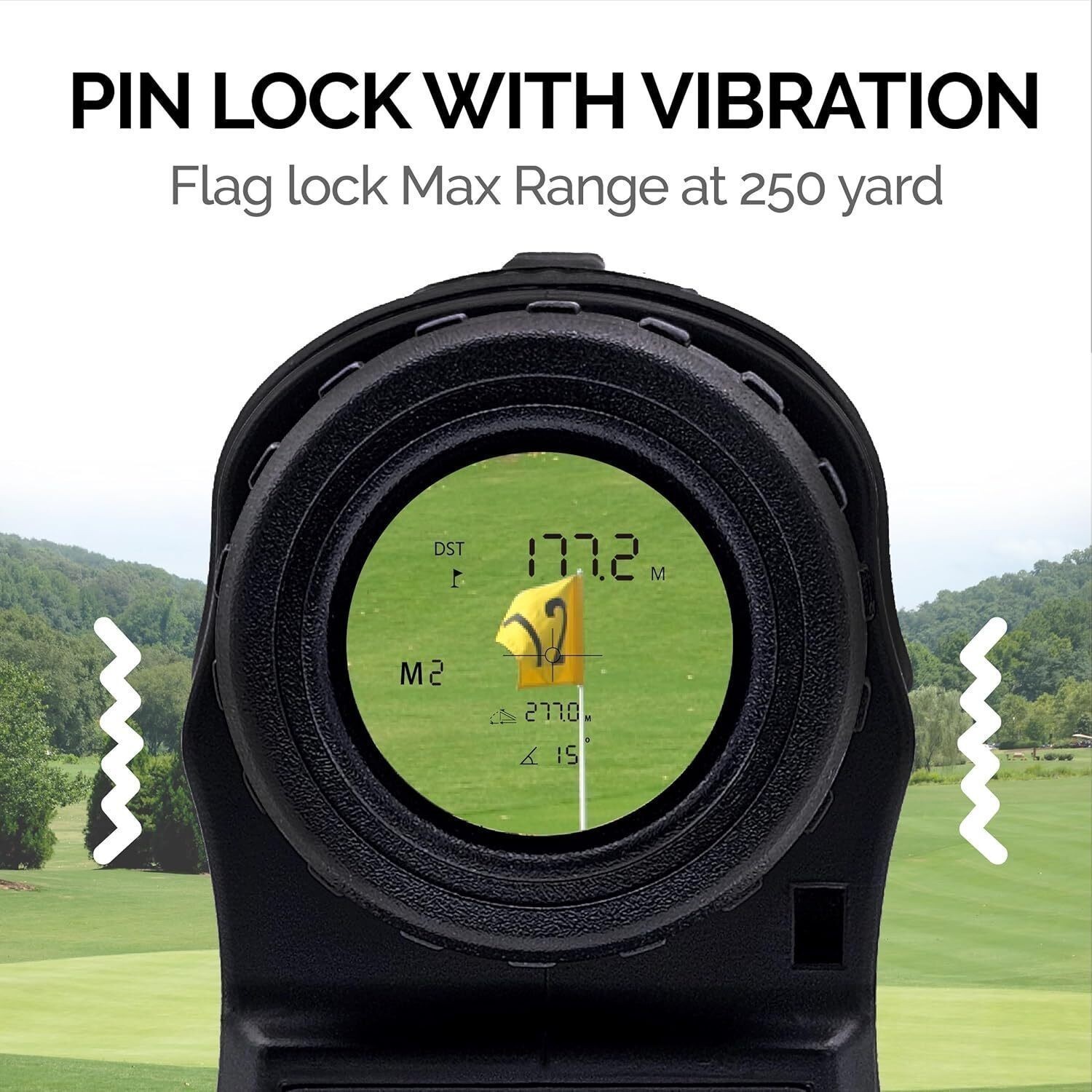 Golf & Hunting Laser Rangefinder 900Y Fast Focus High-Precision Continuous Scan