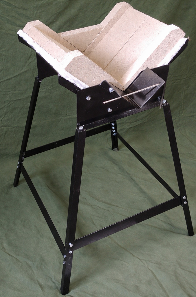 Whitlox Wood & Charcoal Fired Forge with Stand