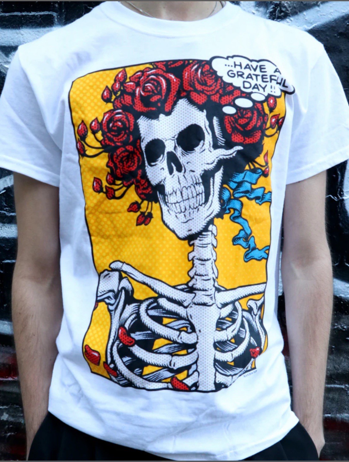 Unisex Grateful Dead Tee By Liquid Blue. NWT. Large B3