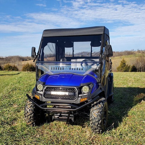 SSR Bison 400U - 200U - 200P Vented Windshield with Quick Install Straps