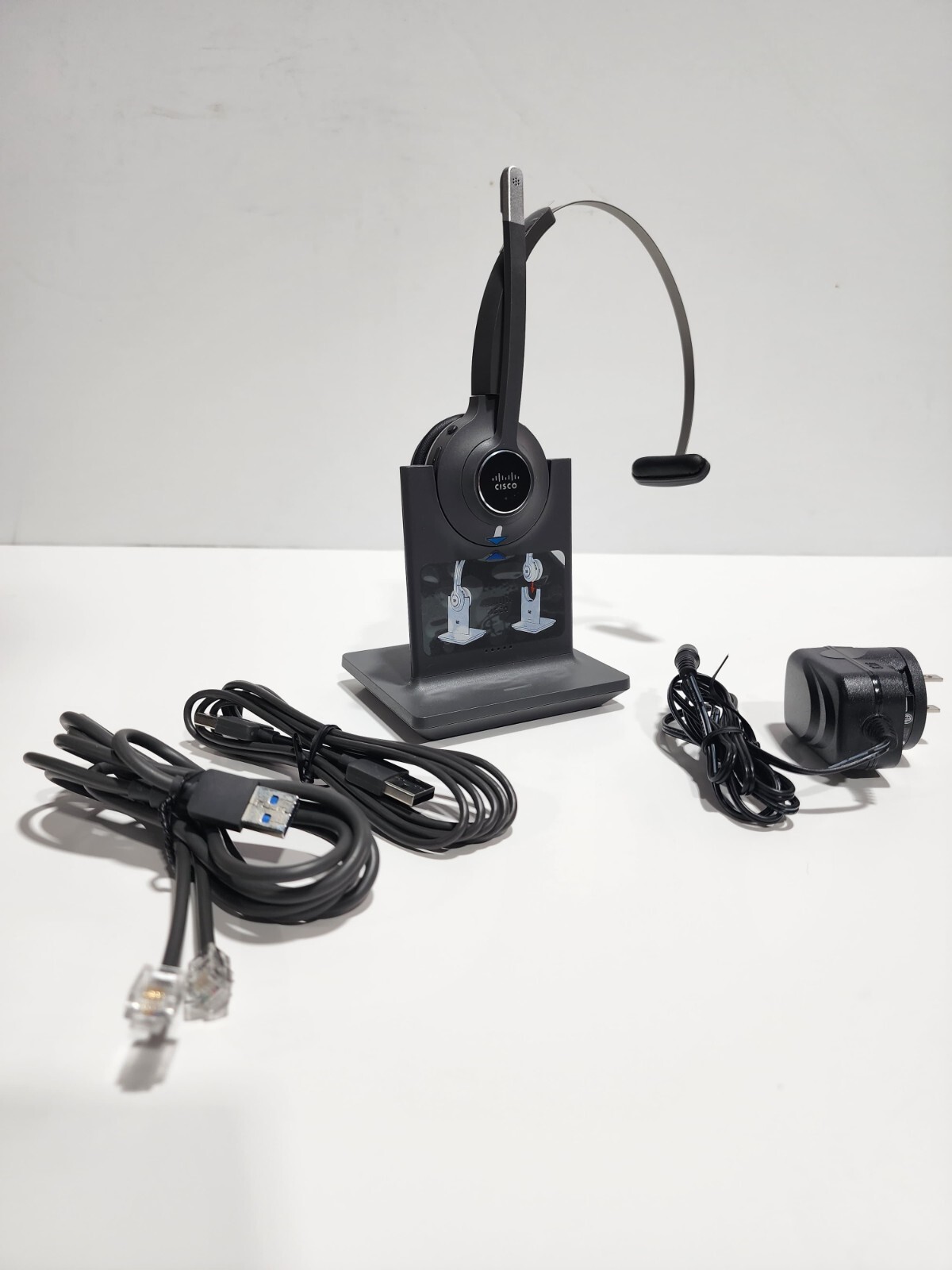 Cisco 561 Wireless Single Headset CP-HS-WL-561-S-US - Grade A - Complete