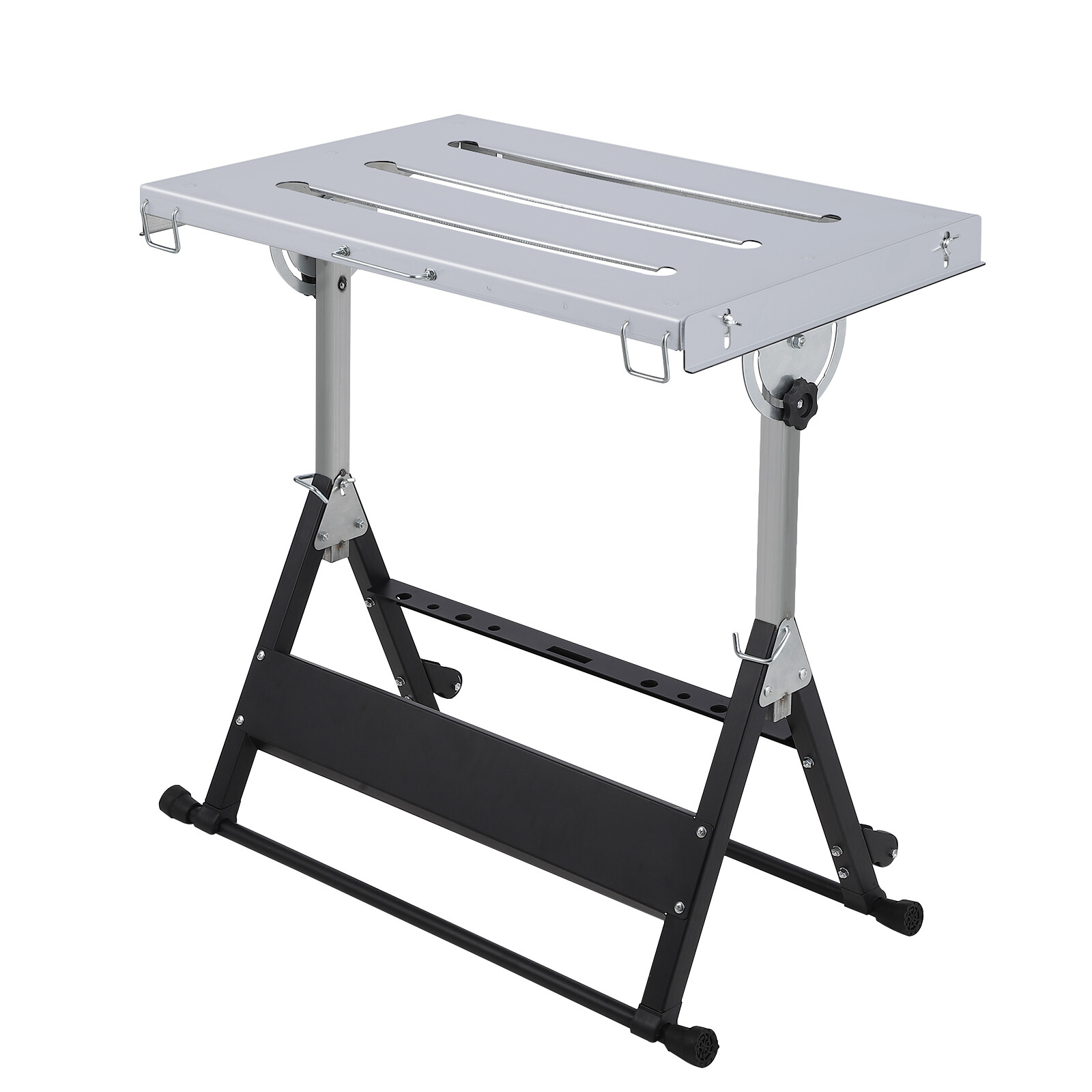 Welding Table, Portable Folding Workbench With Adjustable Height for Garage,Shop