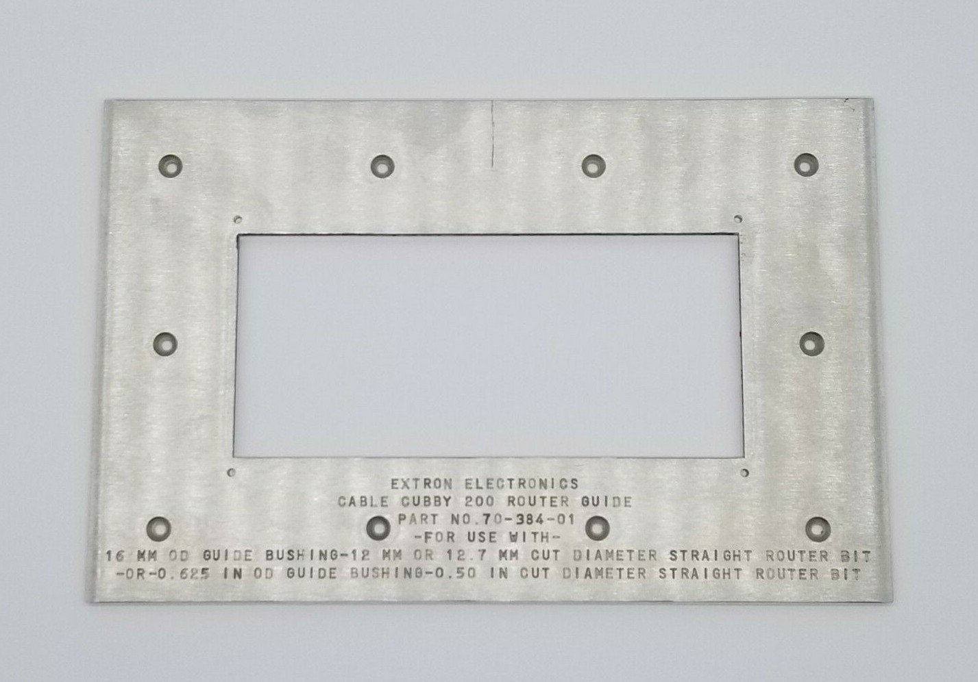 EXTRON ELECTRONICS #70-384-01 KTS Cable Cubby 200 Router Guide – NEW