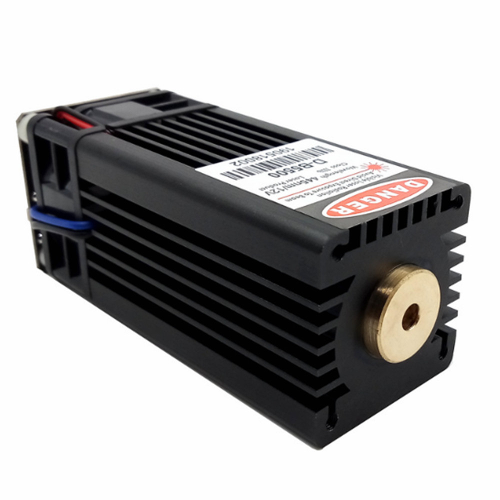 445nm 5.5w blue light TTL-PMW controlled engraving laser module DC12V