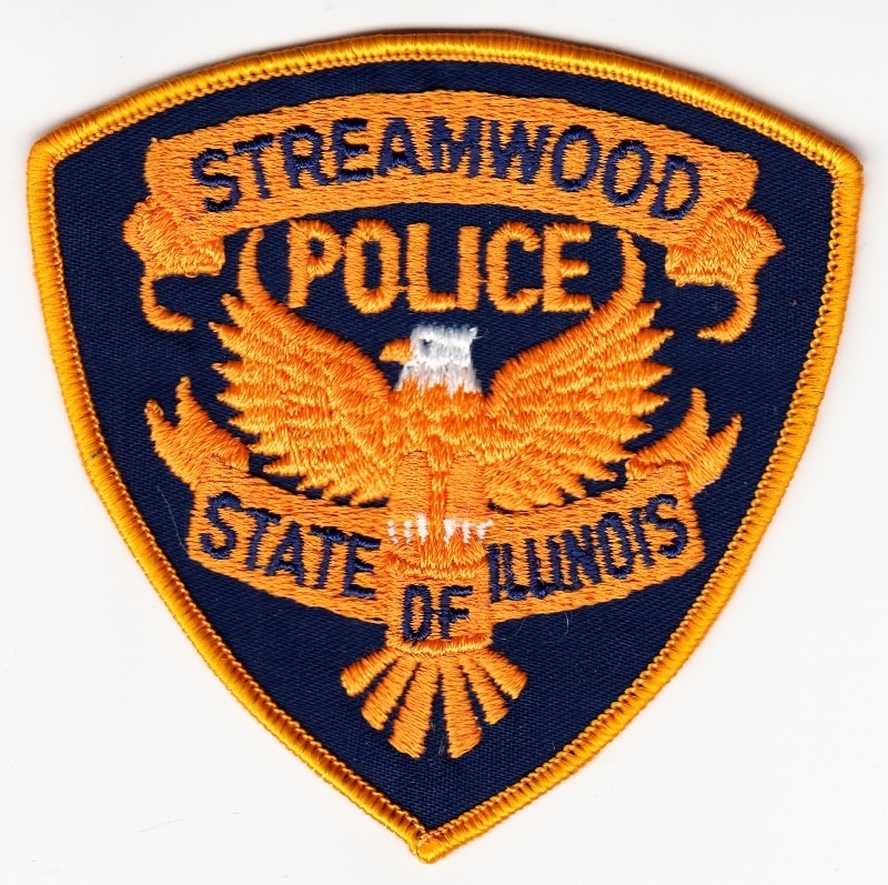 STREAMWOOD ILLINOIS POLICE SHOULDER PATCH INSIGNIA