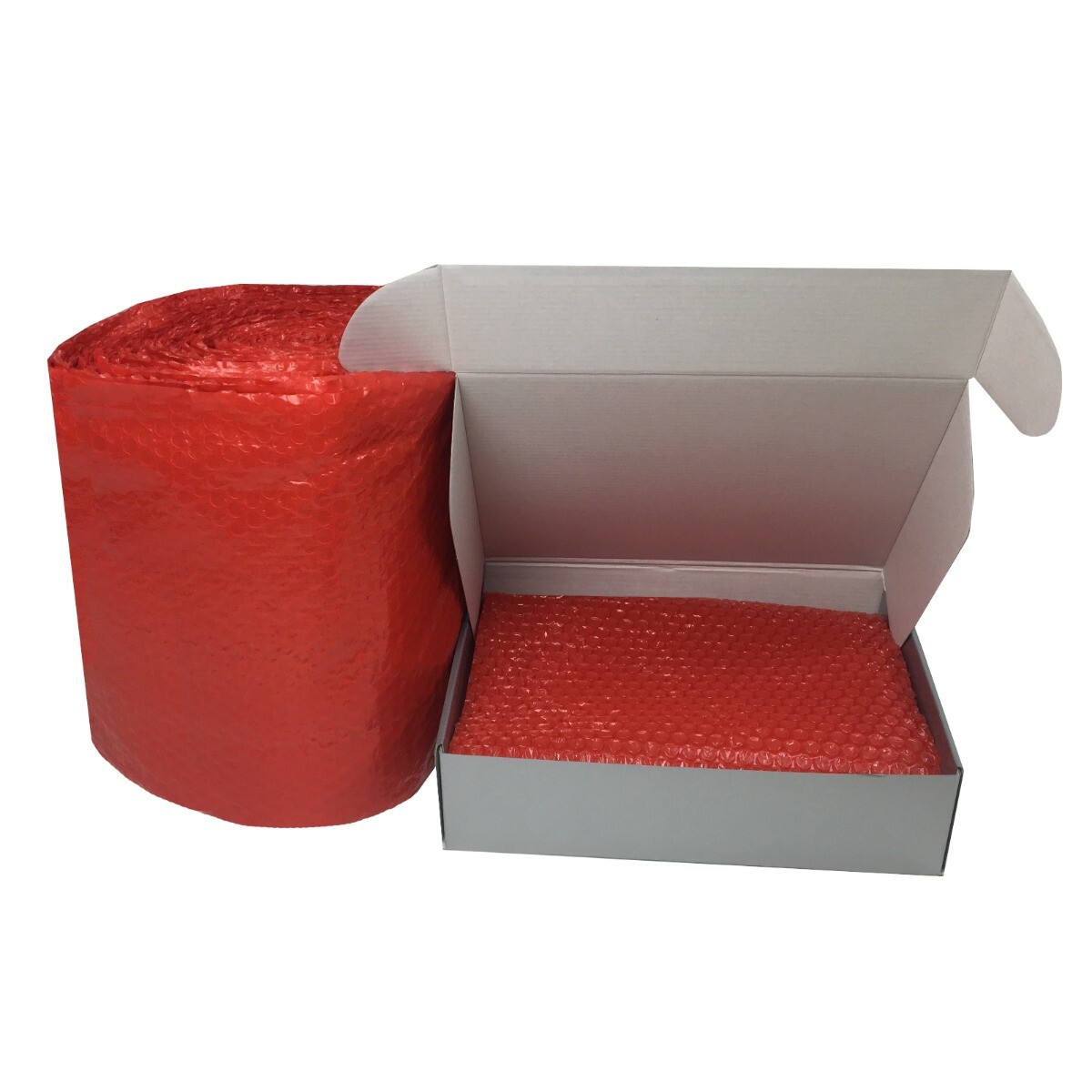 UBMOVE Small Red Bubble Cushioning Roll Size 3/16" Bubbles 12" x 180'