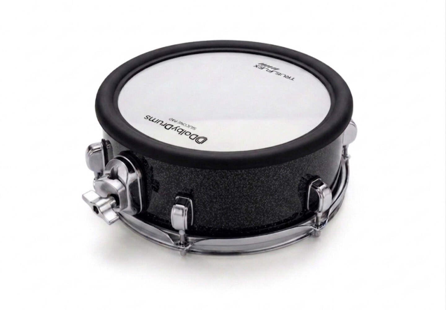 Dolby 12” Silicone Black Sparkle Electronic TOM for Roland Yamaha Drum