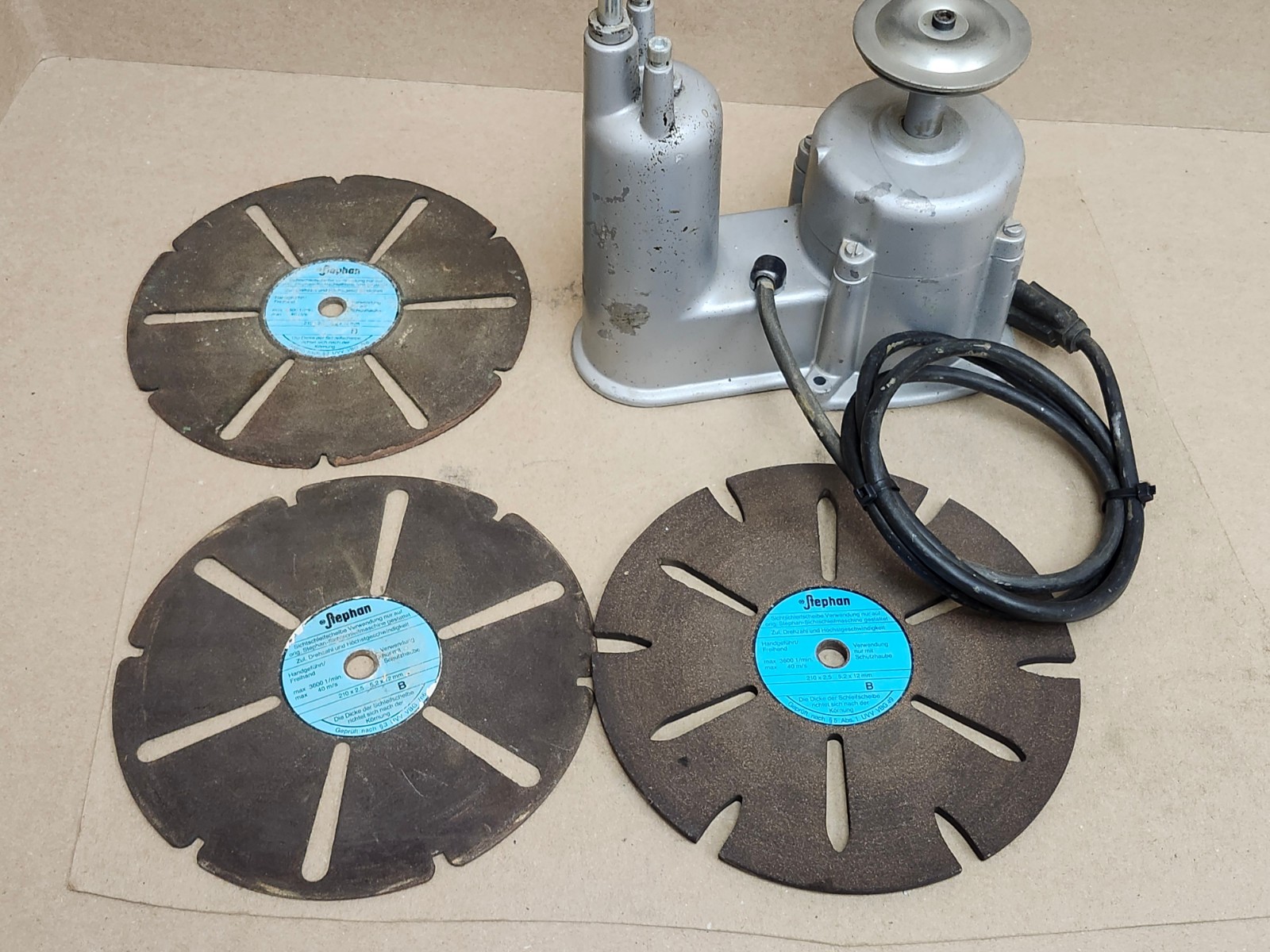 Stephan SSE63N9-2K Single-Phase Surface Grinder (Einphasen Sichtschleifmaschine)