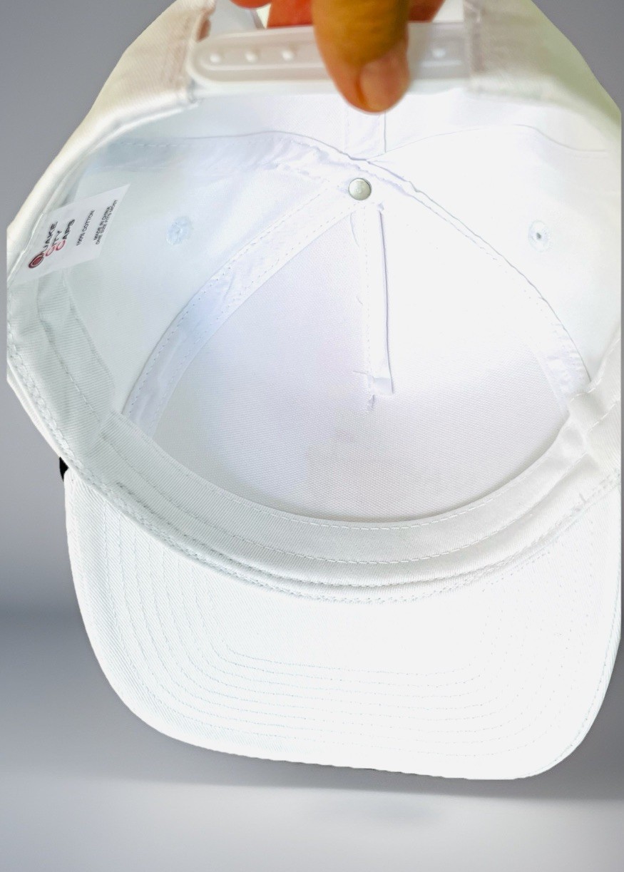 MAKO Masters White Snap Back Hat with Black Rope Quake City Caps