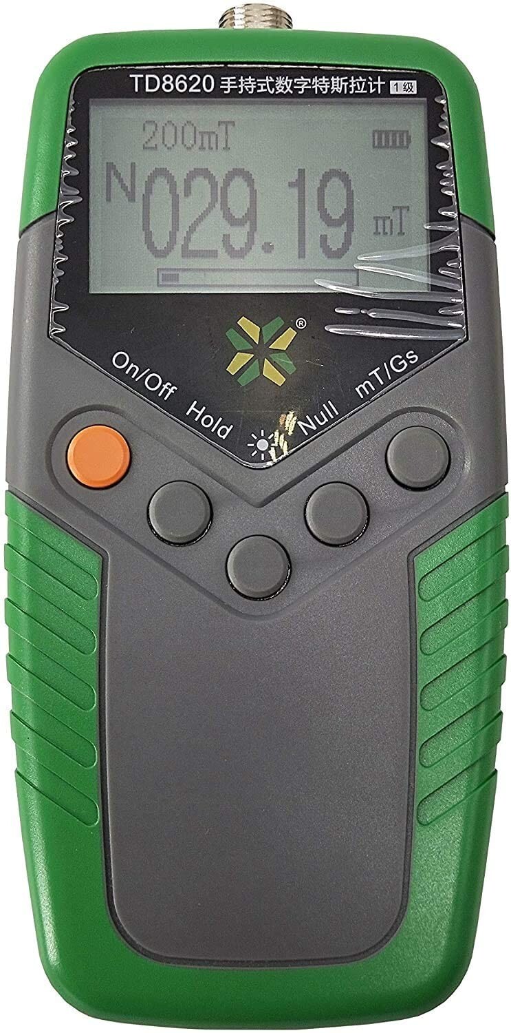 Gauss Meter Teslameter Permanent Magnet Surface Magnetic Field Tester 2% Class