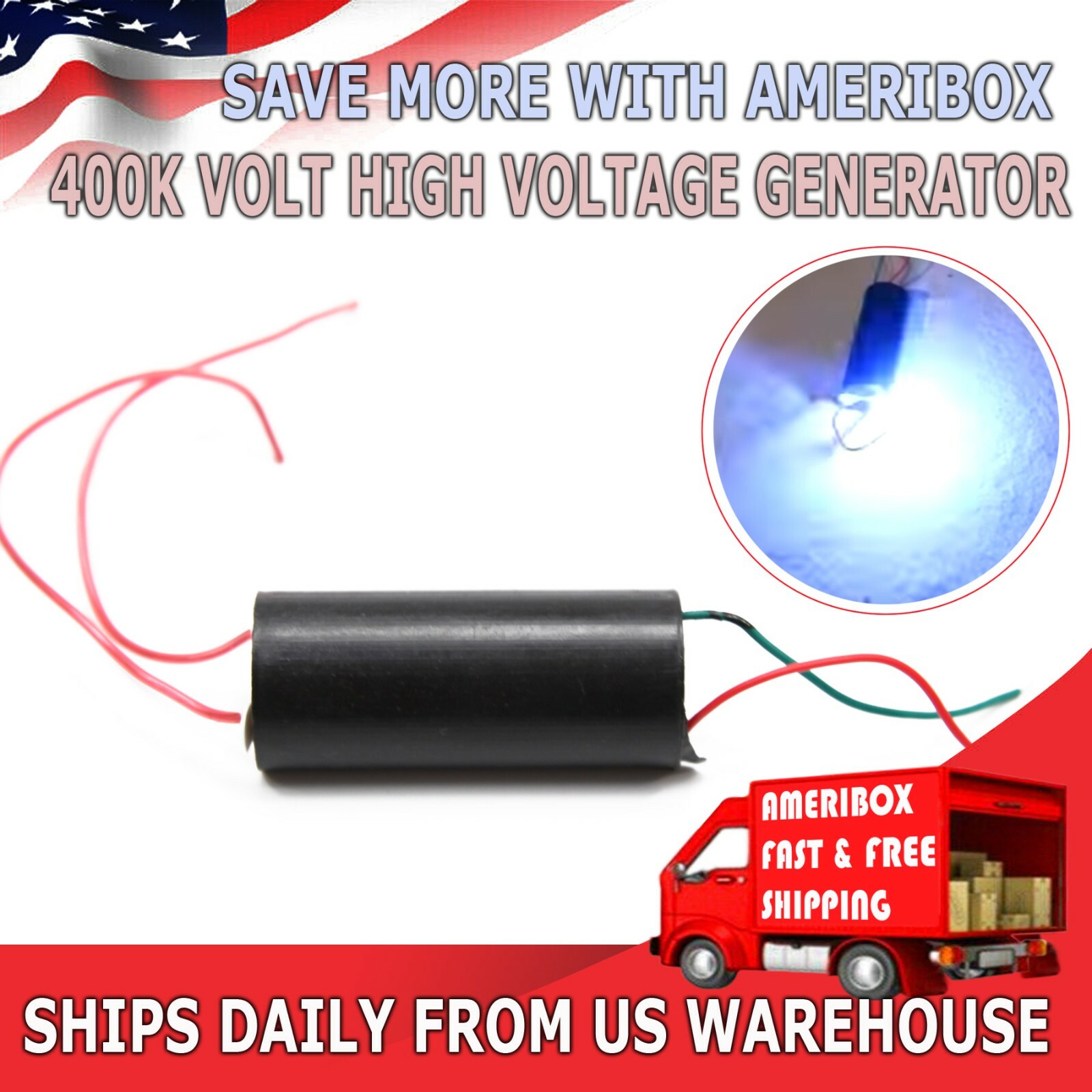 DC 3V-6V to 400kV 400000V Boost Step-up Power Module High-voltage Generator
