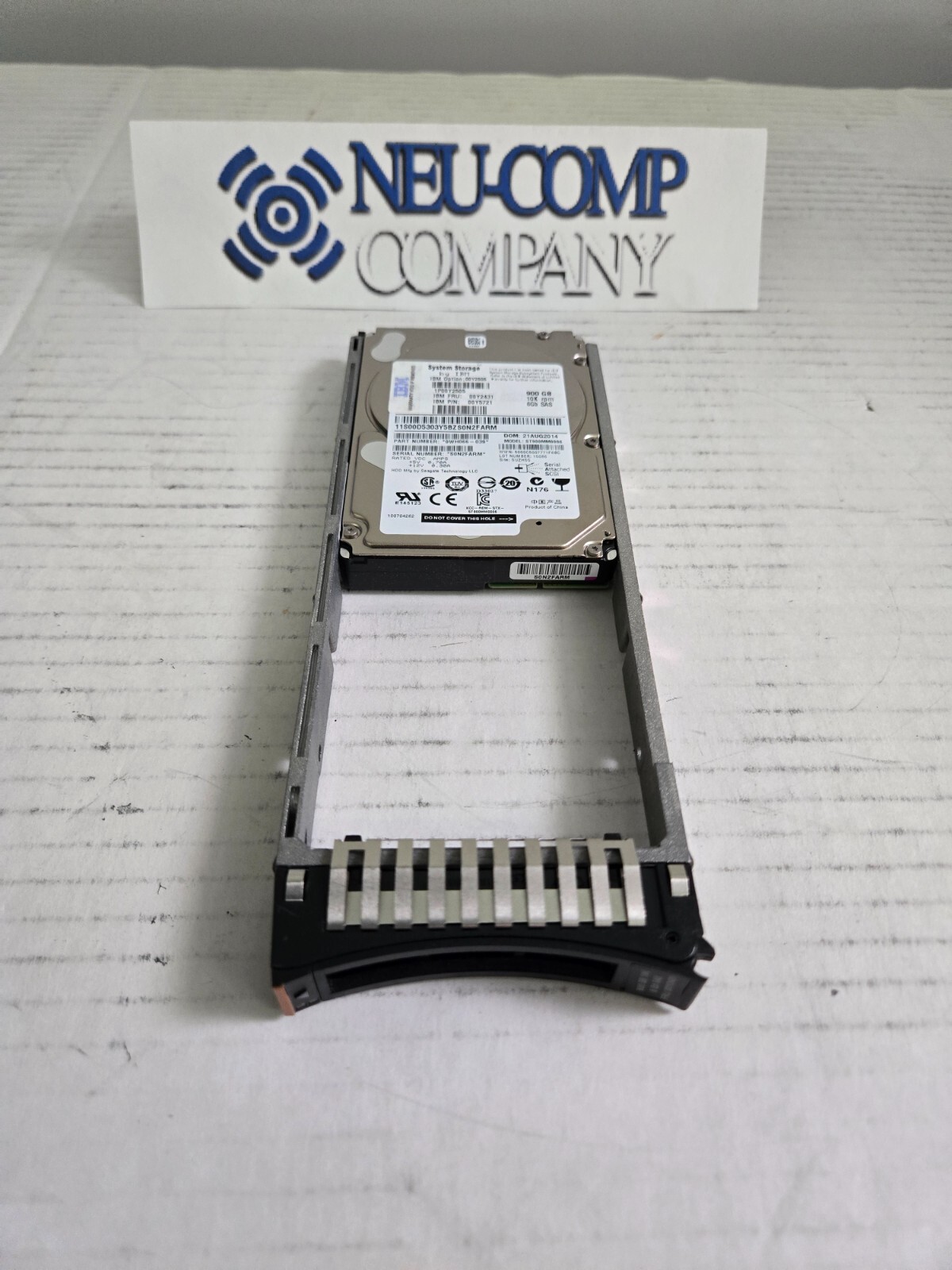 IBM 2072-ACLL V3700 Storwize 900GB 10K RPM 6Gb 2.5" SAS HDD 00Y5721 00Y2431