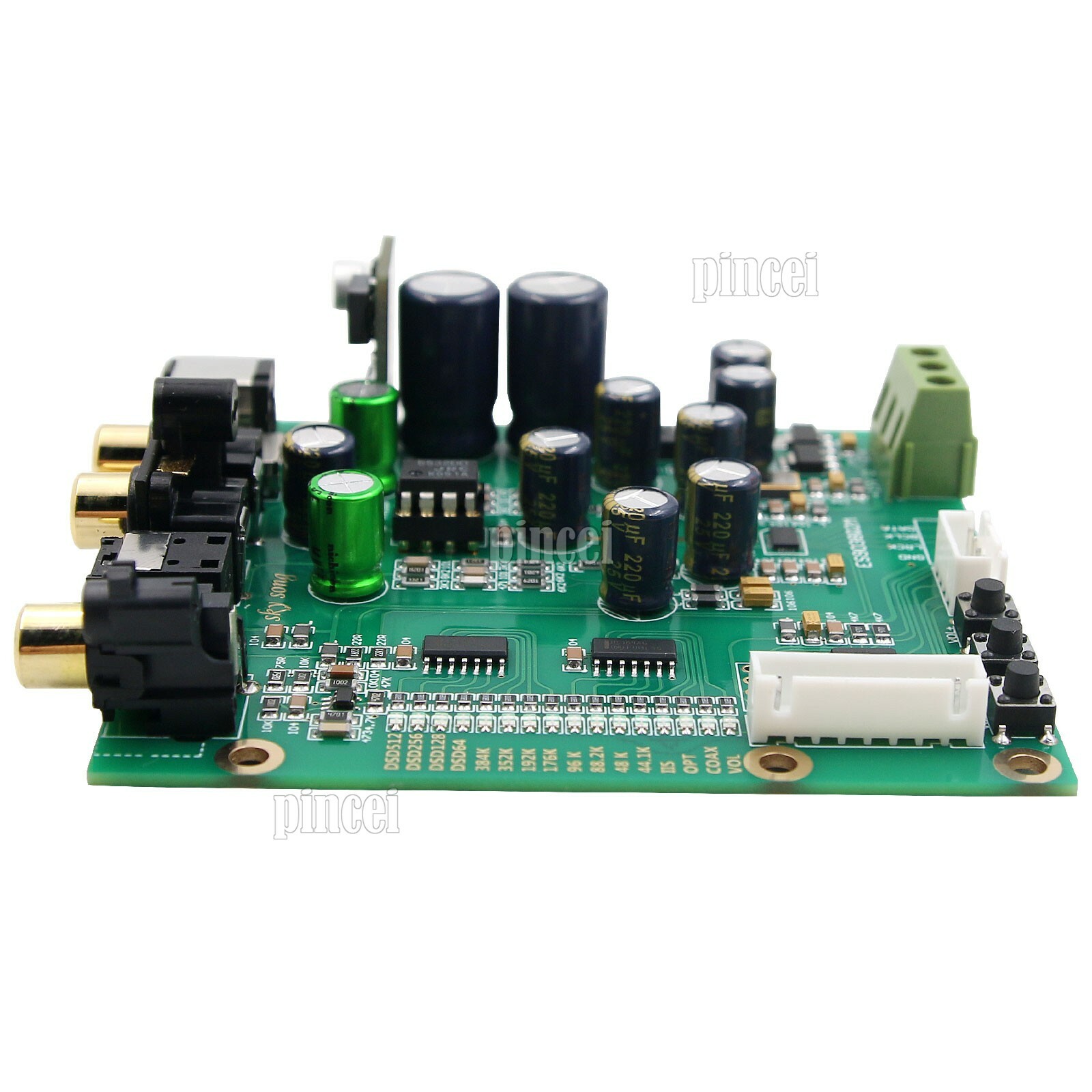 ES9038Q2M DAC Board Decoder Support For IIS DSD Optic Fiber Coaxial Input 384K