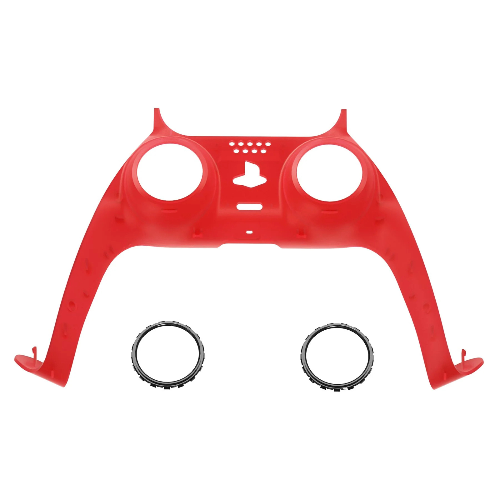 New Replacement Front Trim Shell w/Accent Rings compatible with PS5 Controller