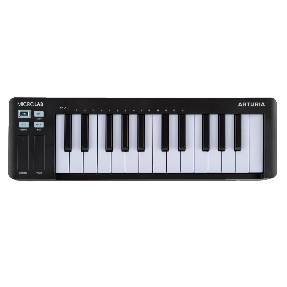Arturia MicroLab mk3 Black Ultra-Compact MIDI Controller