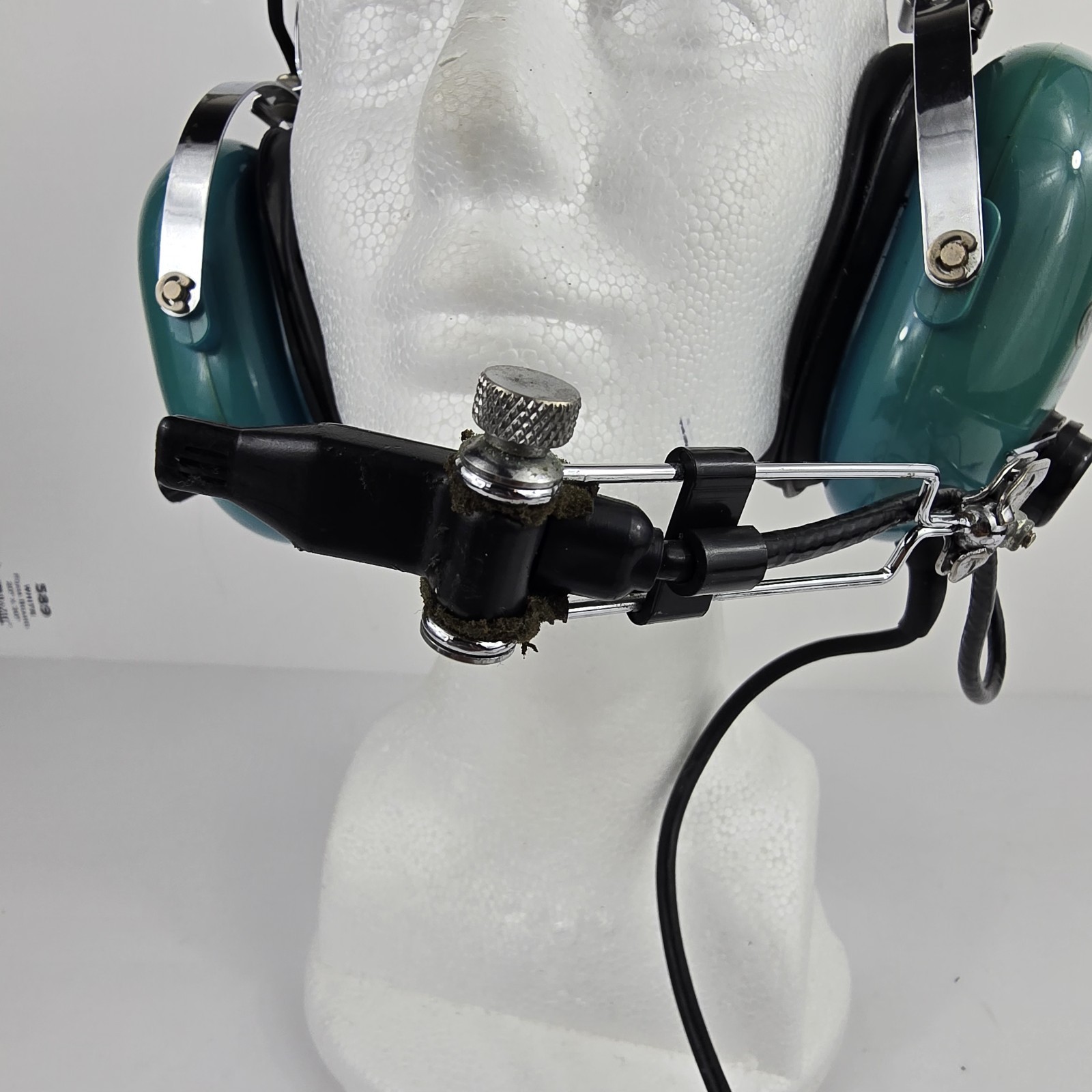 Sigtronics S-40 Pilot Aviation Headset Teal Blue Flying Headset Untested AS IS