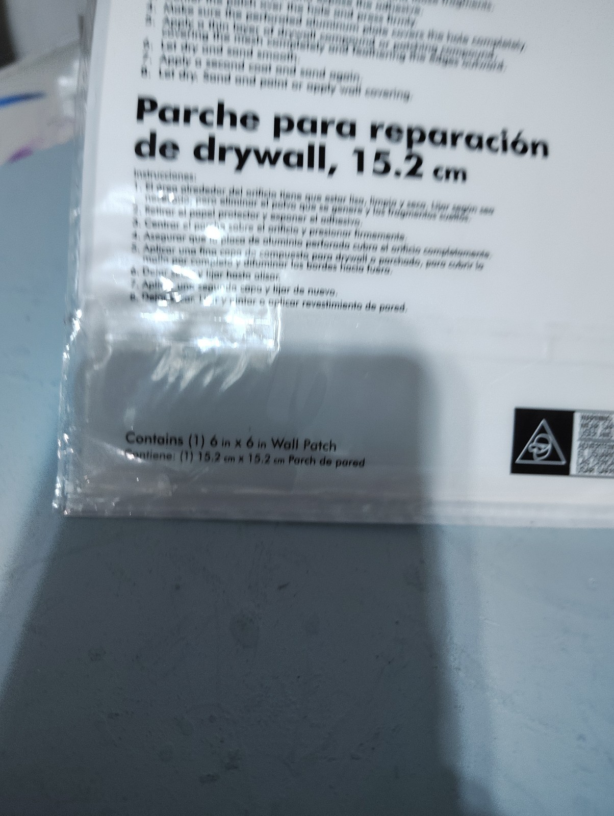 6 In. X 6 In. Drywall Repair Patch
