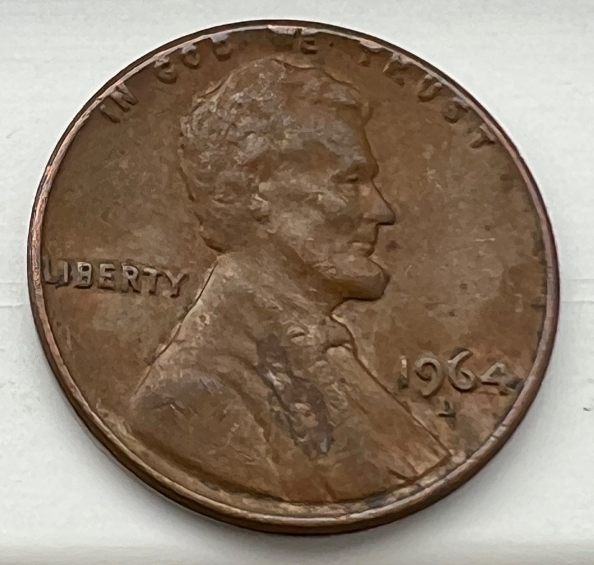 Extremely Rare 1964 D Lincoln Penny Letters On Edge.
