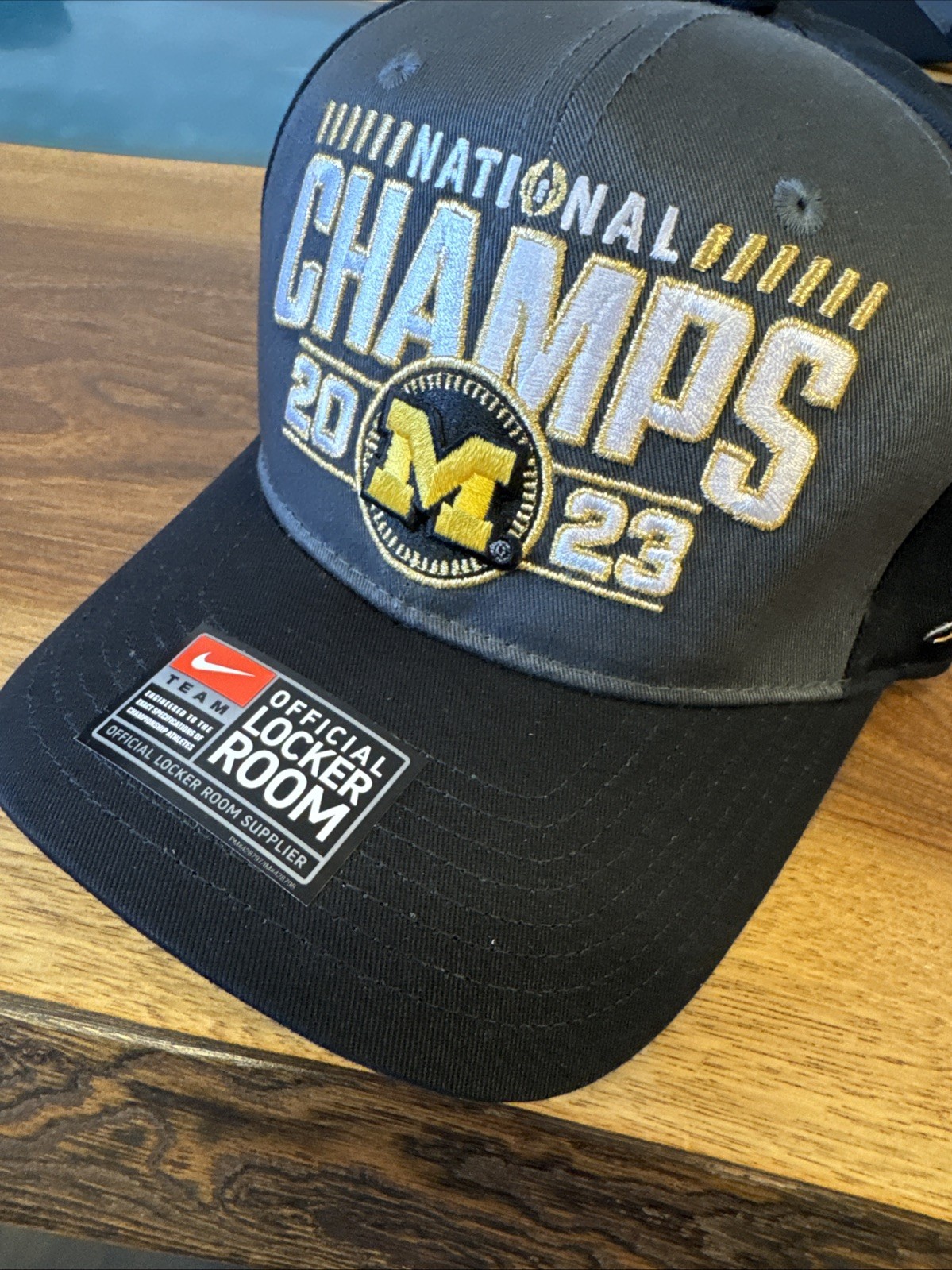 University of Michigan National Championship Nike Jordan Locker Room Hat 2023