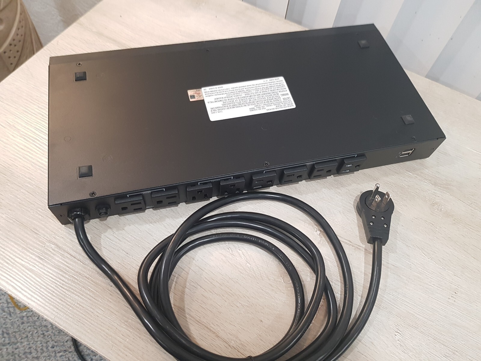 ELAC Protek PR-81B 9 Outlet Surge Protector, Power Conditioner-Bluetooth App