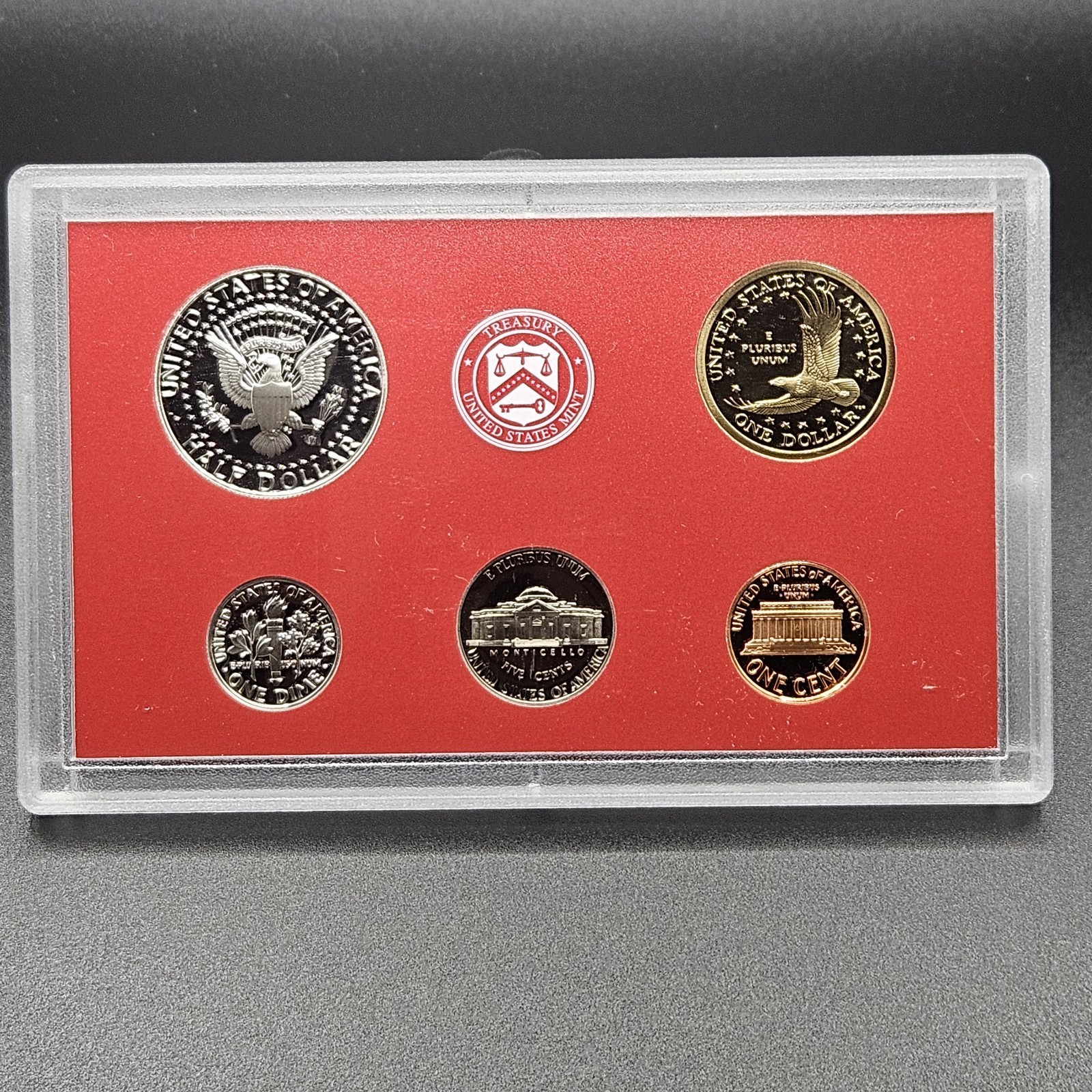 2001 United States Mint Silver Proof Set Complete OGP Box & COA 50 State...