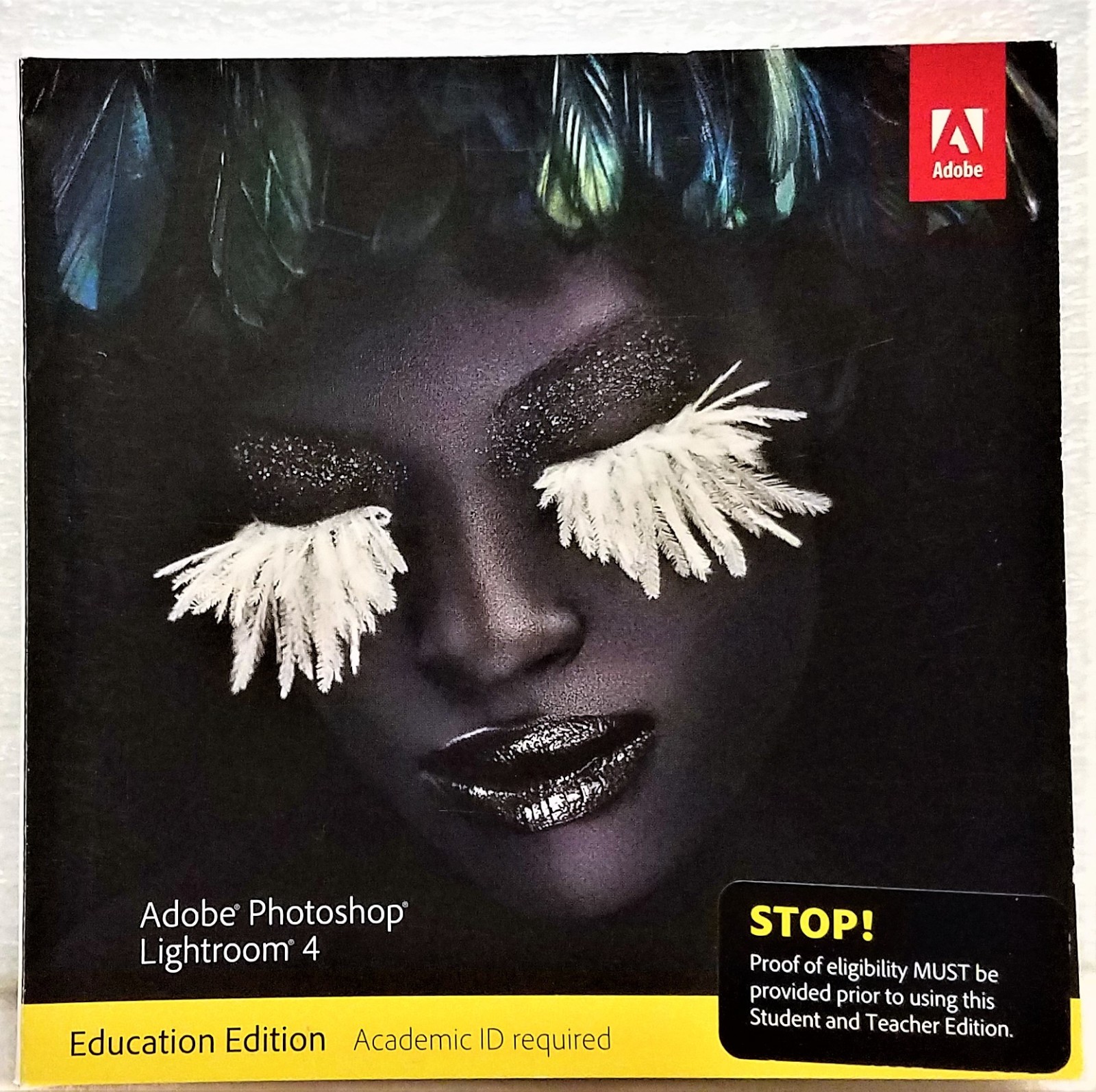 Adobe Photoshop Lightroom 4 Education Edition w/Product Code NEW! Sealed!