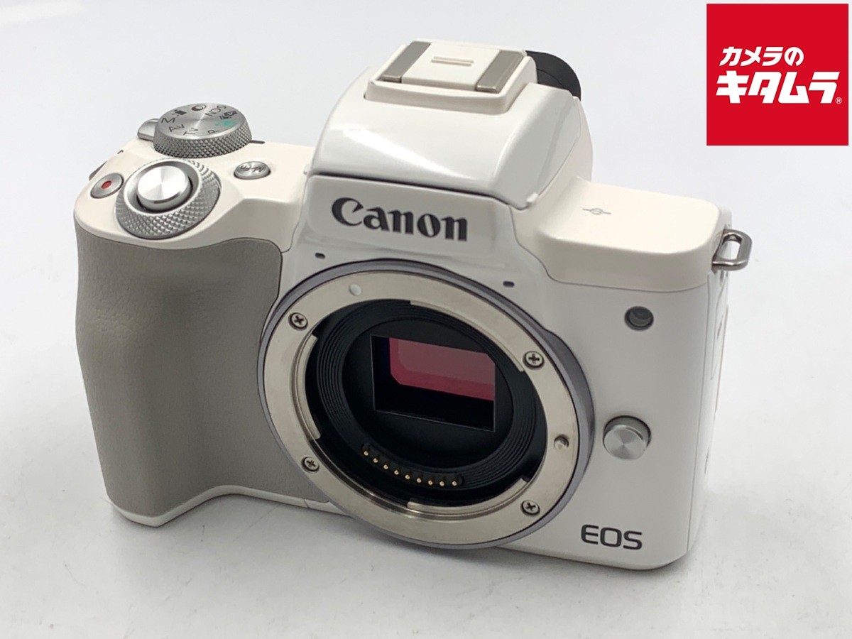 CANON EOS Kiss M 24.1MP Mirrorless Digital Camera Body WHITE -Near Mint- 8028