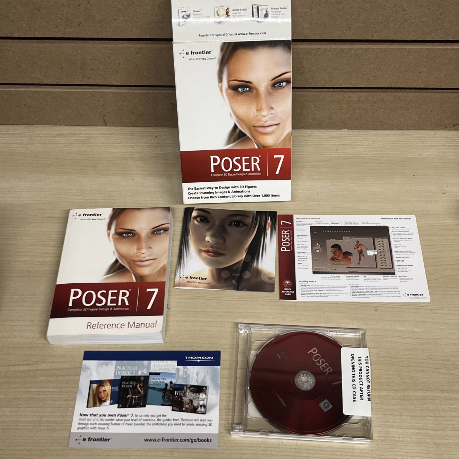 E frontier Poser 7 3D Figure Design & Animation Software Windows Upgrade