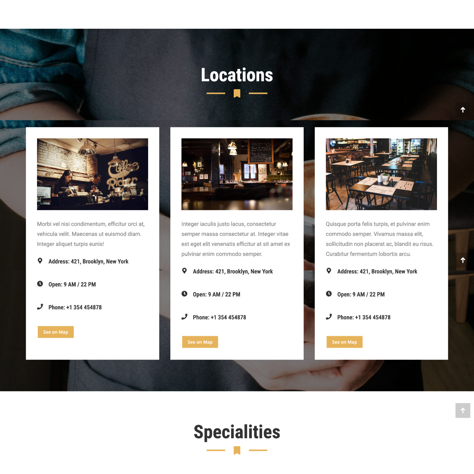 Coffee Store Website Design with Free VPS Web Hosting and Installation