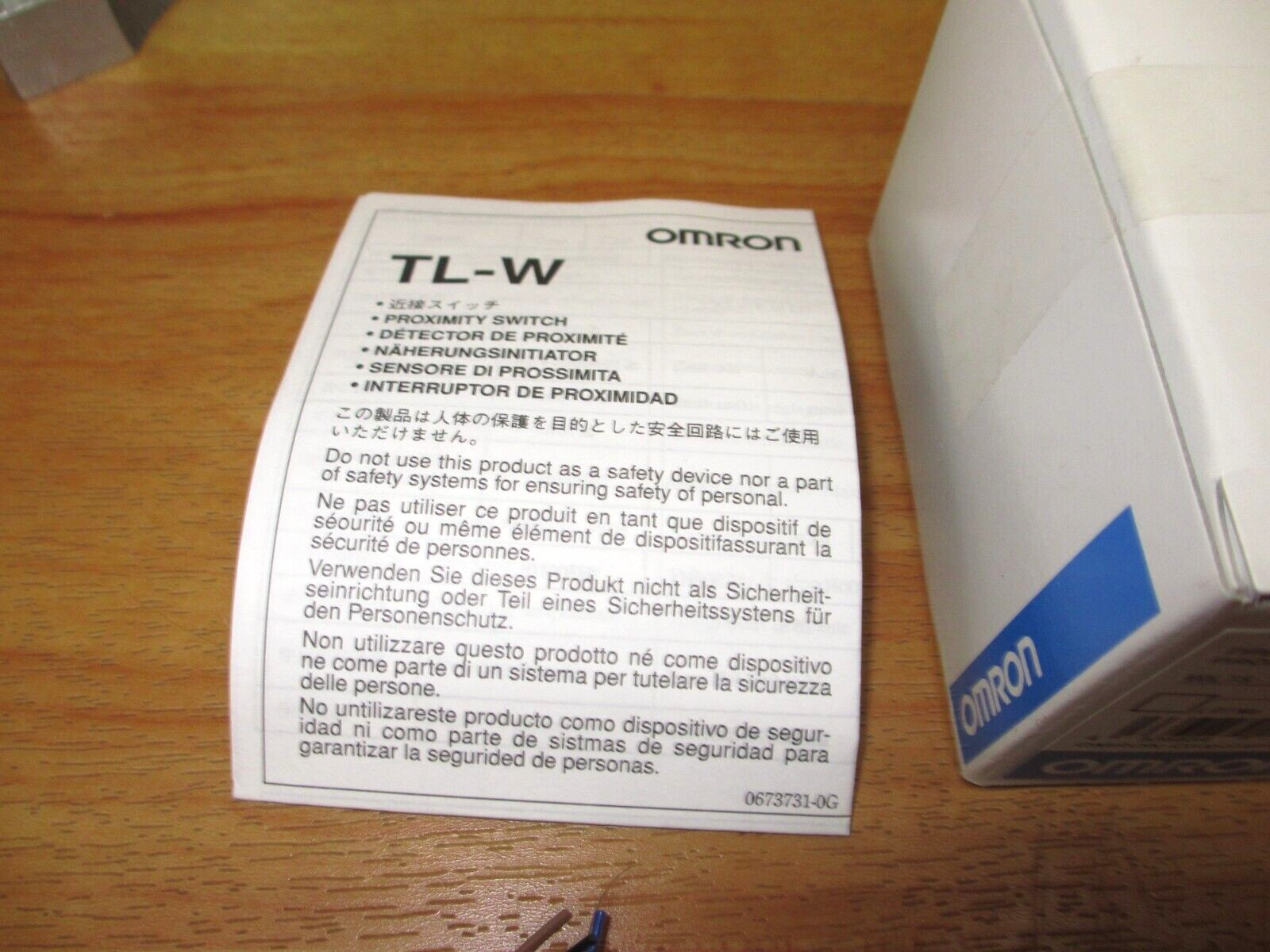 Omron TL-W5E2 *NEW* Proximity Switch Sensor 6C832