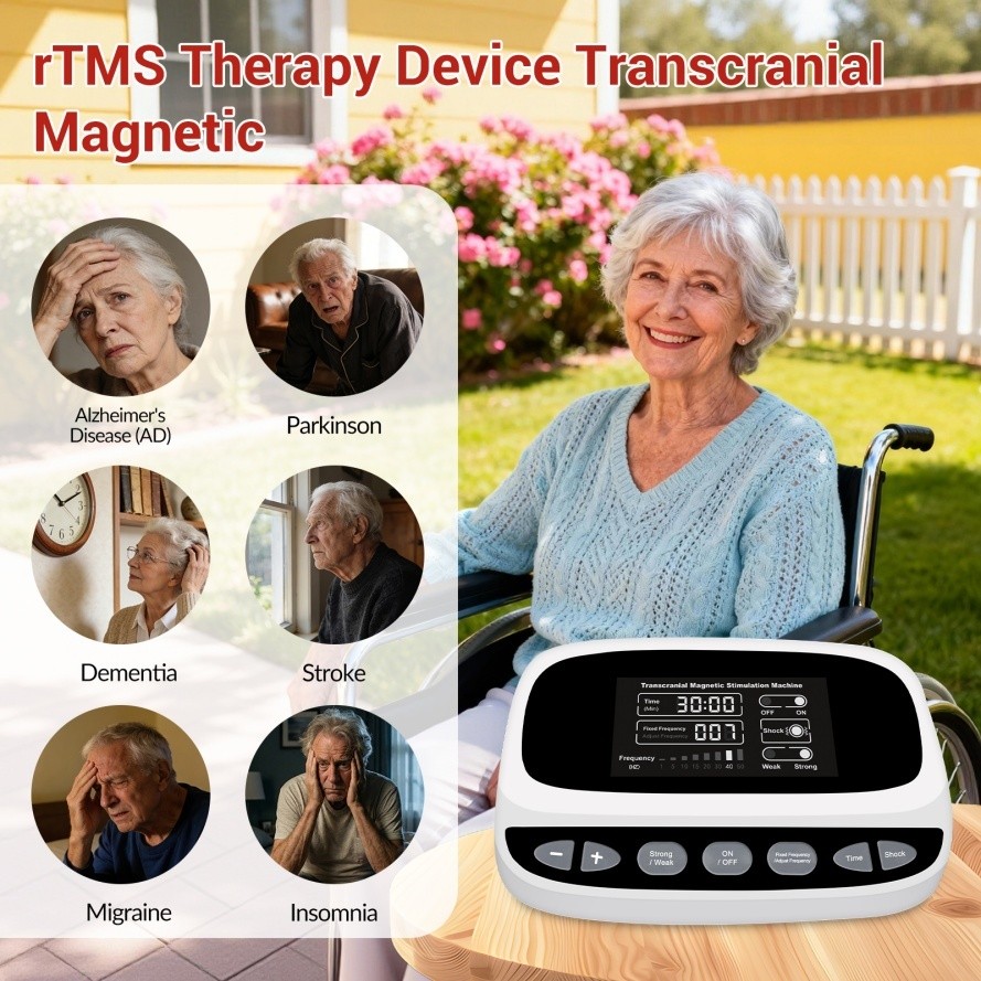Transcranial Stimulation Therapy for Anxiety and Depression Brain rTMS Machine