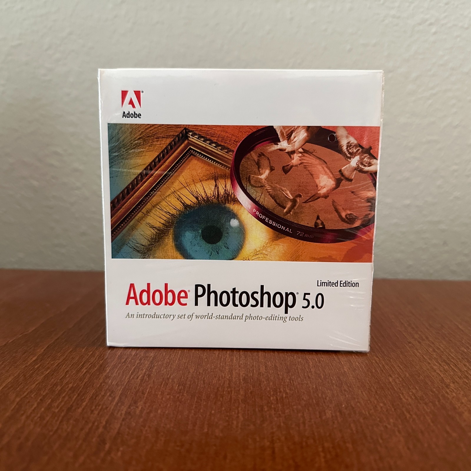 1998 Adobe Photoshop 5.0 Limited Edition SEALED CD w/Serial for Win/Mac—NOS