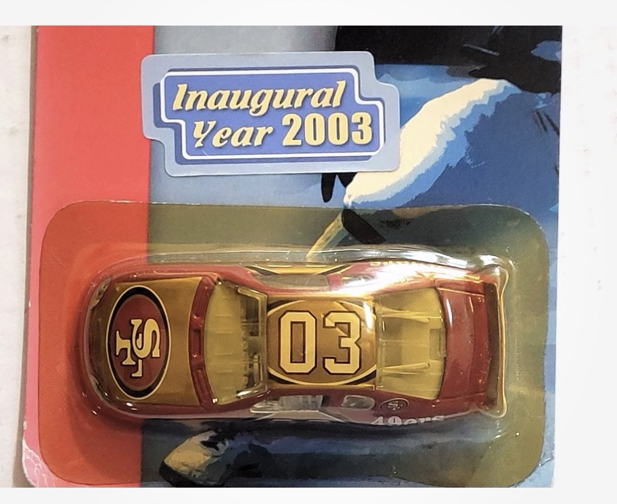 NFL San Francisco 49ers 1:64 Scale Die Cast Stock Car, New (2003 Issue)