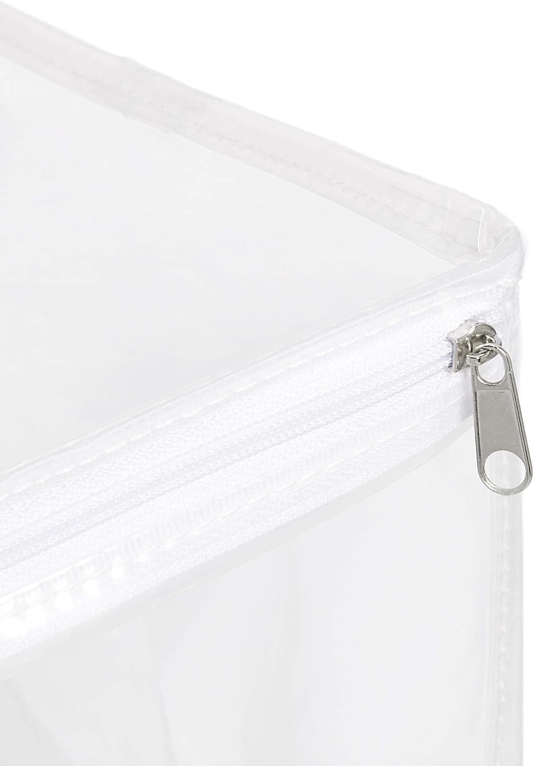 Clear Zippered Storage Bags Closet Organization Stackable Clothing & Linen