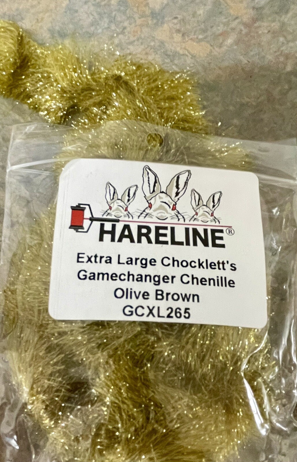 EXTRA LARGE CHOCKLETT'S GAME CHANGER CHENILLE. FLY TYING GAMECHANGERS. 10 COLORS