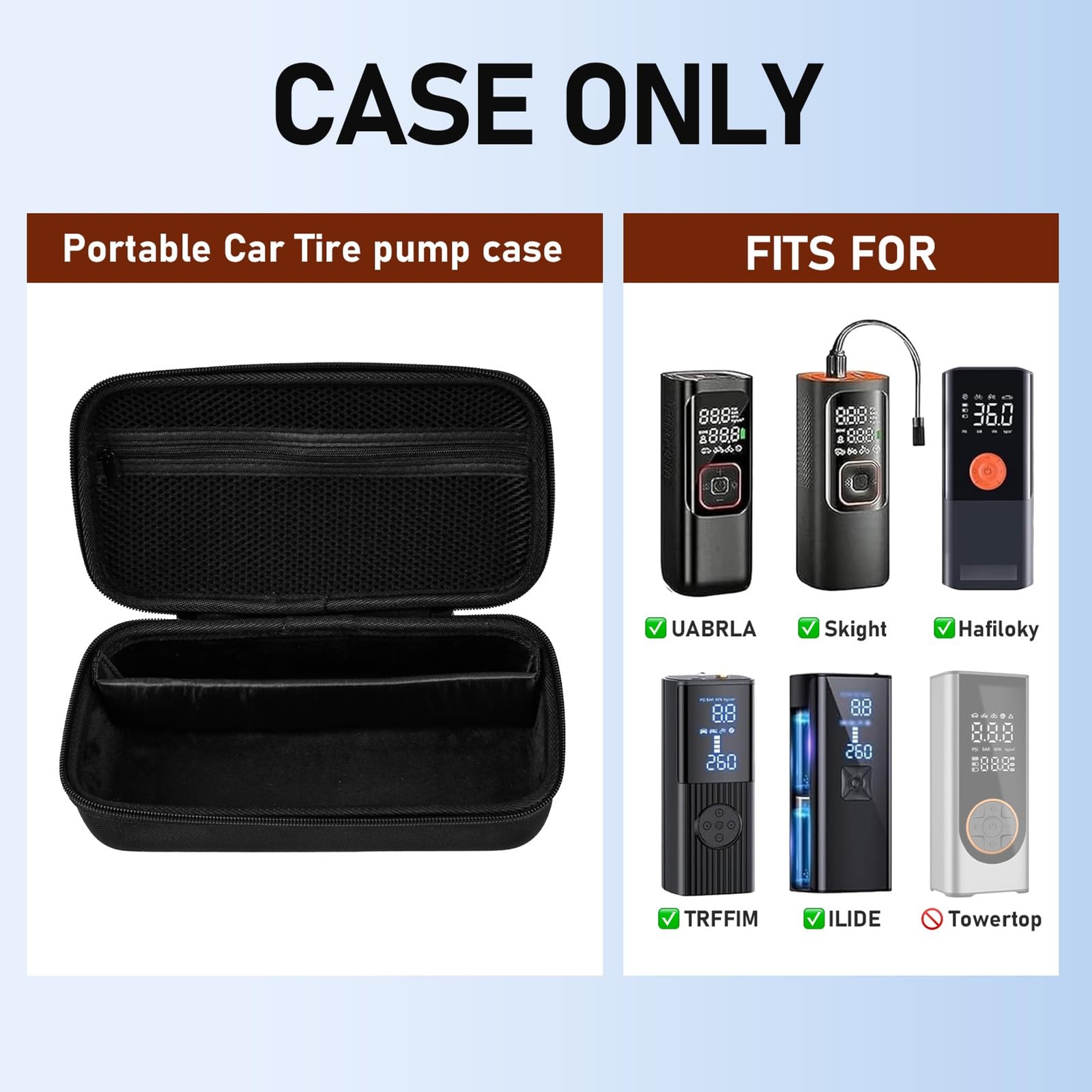 Portable Air Compressor Storage Box - Universal Case Compatible with MODARI/Skig