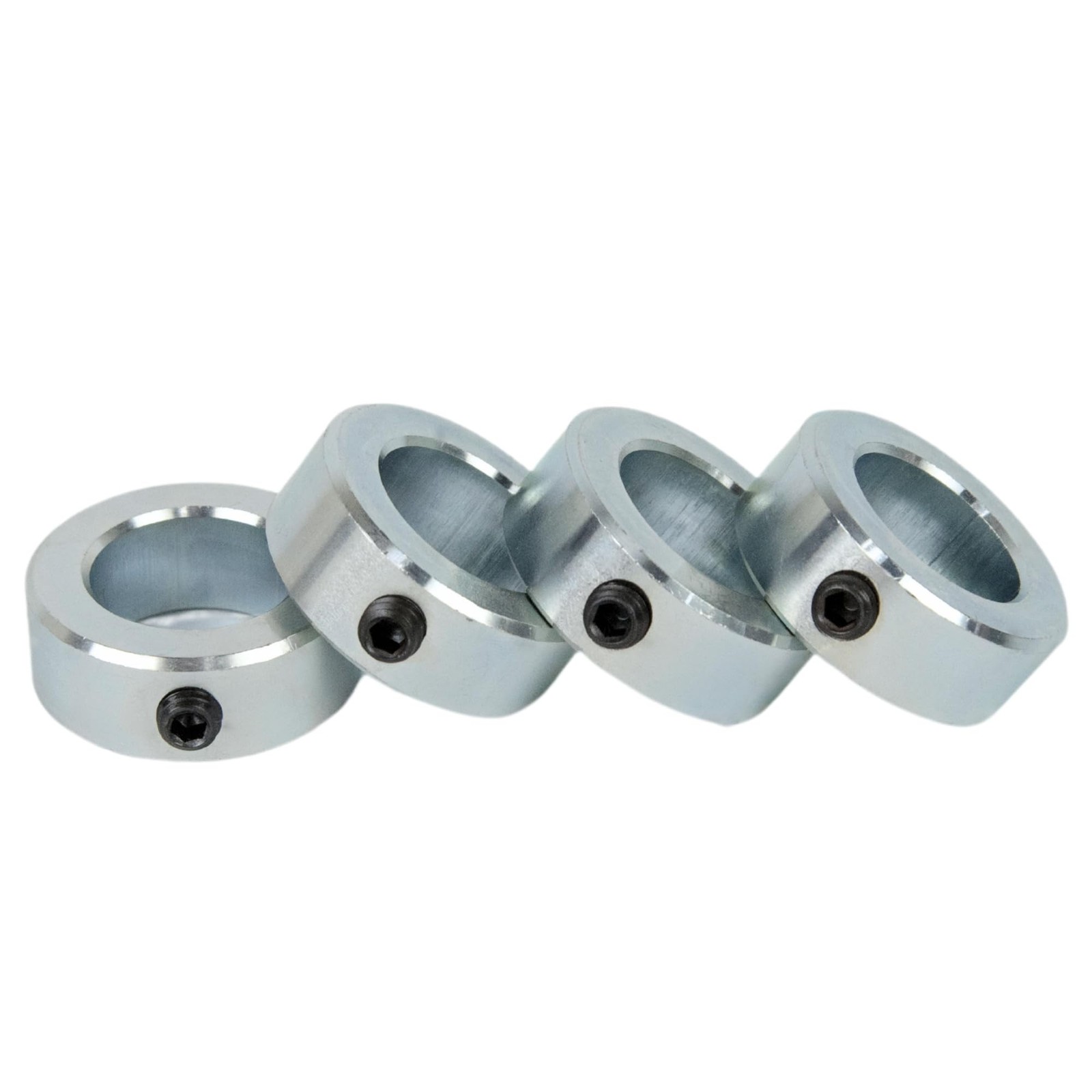 Jeremywell 5/8" Bore Zinc Plated Set Screw Shaft Collar OD 1-1/8" Width 1/2" ...