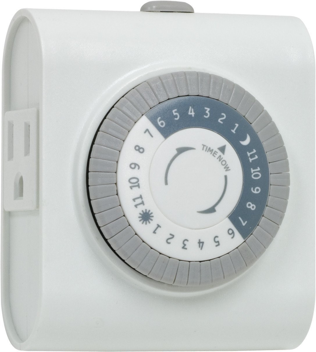 Jasco 15075 Mechanical Couch Timer Plug In White Indoor Lamp Timer Switch