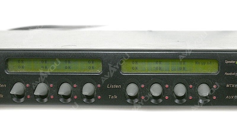 RTS Telex KP412LK-E 4Pin Intercom Panel Keypaner 1RU KP-12
