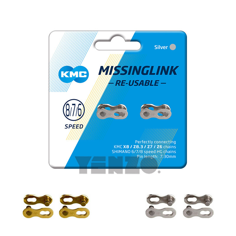 2 Pairs KMC Chain Missing Link 6/7/8 Speed Chain Master Links X8/Z8.3/Z7/Z6