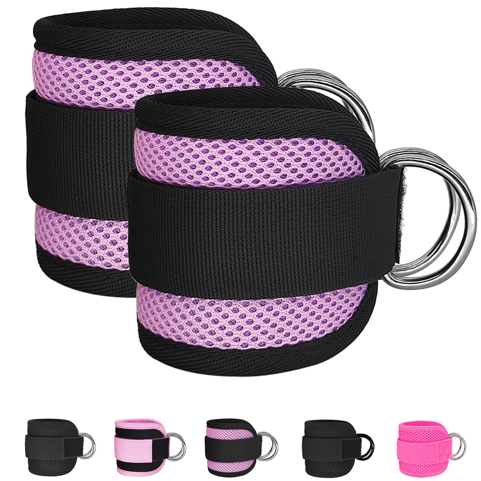 Adjustable Ankle Straps for Cable Machines  Glute Kickbacks, Lower Body Workout