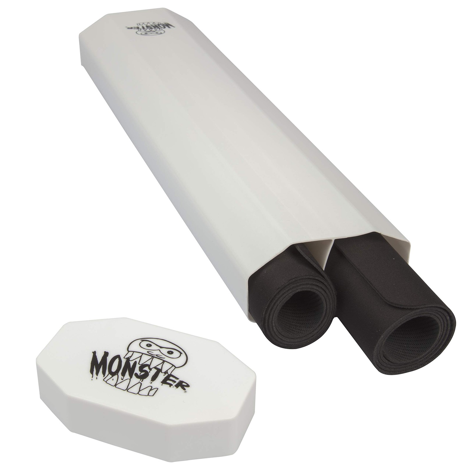 Dual Playmat Tube - Monster Protectors Prism-Shaped Play Case Holds Two Playmats