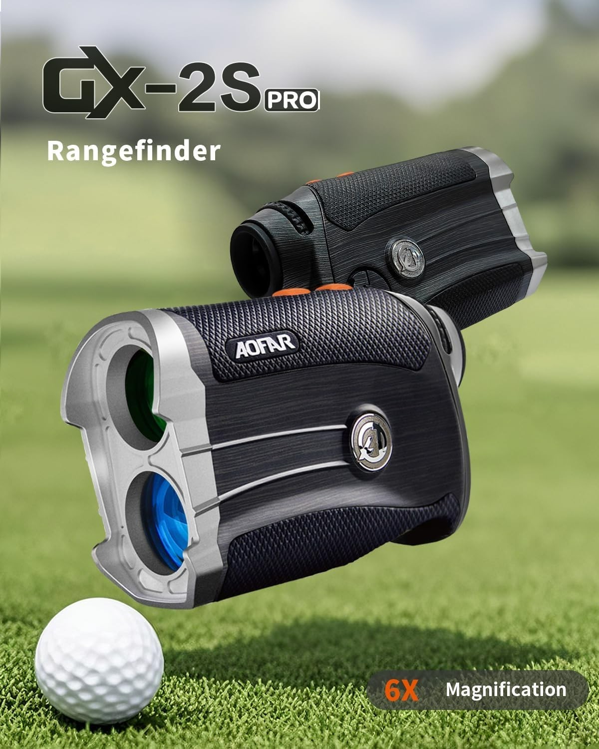 High Precision GX-2S Golf & Hunting Rangefinder - Flag-Lock & Angle Switch